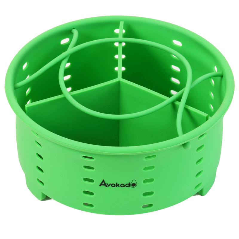 Instant Pot Green Silicone Steamer Basket